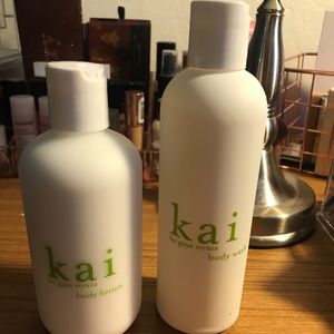 Kai body wash and lotion